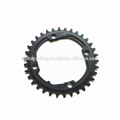 MTB Round Cycling Chainring Narrow Wide 104BCD 34T AL7075 MTB Bike Chainwheel Circle Crankset CNC