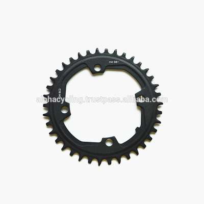 MTB Round Cycling Chainring Narrow Wide 104BCD 38T AL7075 MTB Bike Chainwheel Circle Crankset CNC